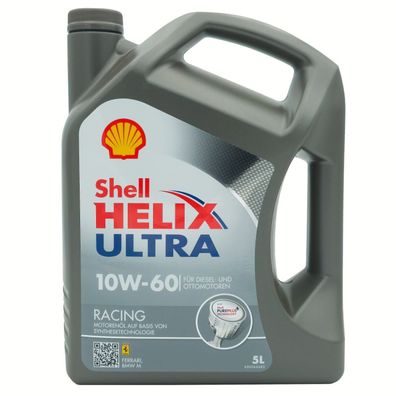 Shell 5L 10W60 Motoröl Helix Ultra Racing 5Liter API SN ACEA A3/ B3 A3/ B4 Ferrari