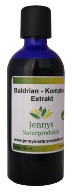 Baldrian Komplex Extrakt - 100 ml - Hergestellt in Deutschland