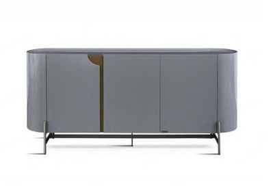 Esszimmer Sideboard grau Luxus Stil Moder design Möbel Holz Kommode