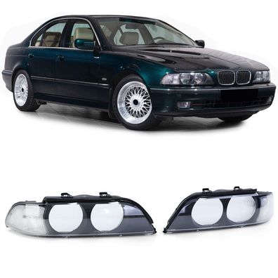 Streuscheiben Scheinwerfergläser Blinker weiß passend für BMW 5er E39 95-00