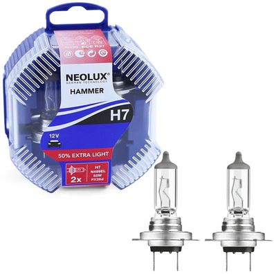 H7 55W 12V Autolampen Extra Light + 50% Leuchtmittel NEOLUX von Osram 2 Stück