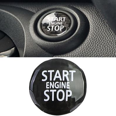 Carbon Start Stop Knopf Button Cover für Mini R55 R56 R57 R58 R59 R60 R61
