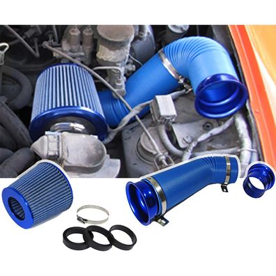 Cold Air Performance Kit mit Sport Luftfilter Set blau