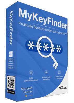 MyKeyFinder 2024 - Windows Registry durchsuchen - PC Download Version