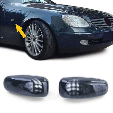 Seitenblinker smoke schwarz Paar für Mercedes Sprinter Vito W210 SLK R170