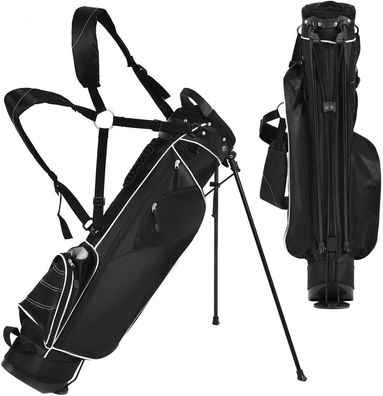Golftasche 9 inch Golfbag Pencil Bag Profi-Reisebag Ständerbag mit Kopfteil Tragegurt