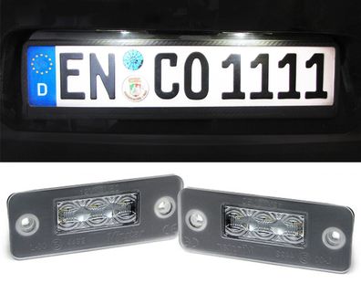 LED Kennzeichenbeleuchtung weiß 6000K für Audi A8 D3 4E 02-10