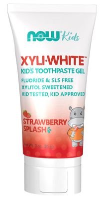 Now Foods, XyliWhite Strawberry Splash, Zahnpasta für Kinder, 3 oz.