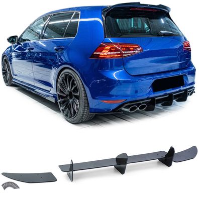 Heckdiffusor Splitter Heckansatz Performance für VW Golf 7 R Vorfacelift 12-17