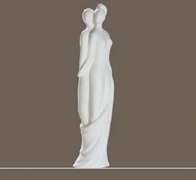 Skulptur Francis Paar DIE Standhaften Paarfigur Keramik - Gilde