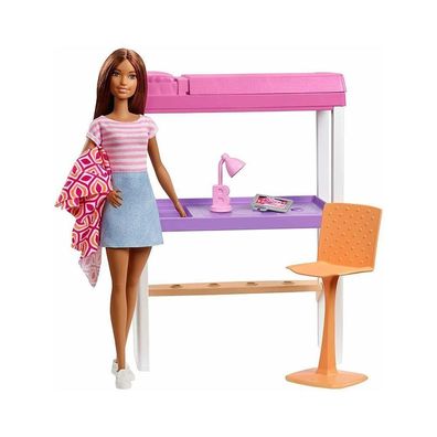 Mattel Barbie FXG52 Hochbett Schreibtisch Set
