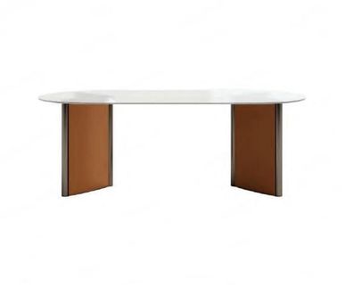 Luxus Modern Esstisch Esszimmer Stil Moderne Möbel Ovale Tische holz