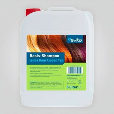 evita Basis - Shampoo jedes Haar / Tag 5 Liter