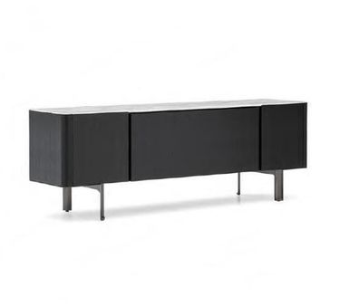 Sideboard Stil Modern schwarz Luxus Design Esszimmer Kommoden Tische