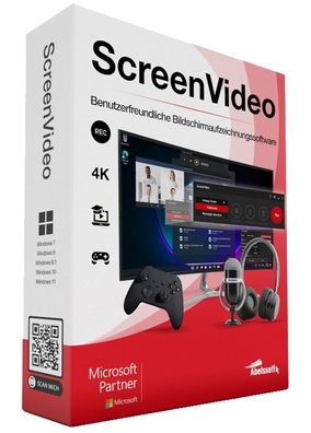 ScreenVideo 2024 - Screenrecorder - Bildschirm aufzeichnen - PC Download Version