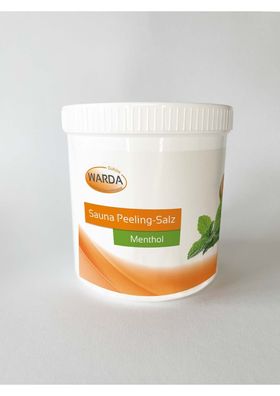 Warda Sauna – Peeling Salz Menthol Hautpflege 1 Kg 5 Kg 10 Kg