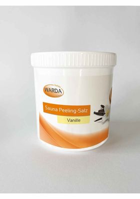 Warda Sauna – Peeling Salz Vanille Hautpflege 1 Kg 5 Kg 10 Kg