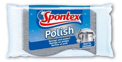 Spontex Polish Edelstahlputz Viskosescheuerschwamm Edelstahl