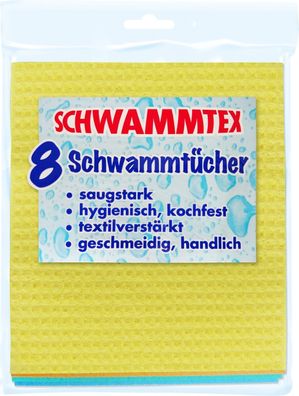 Spontex Schwammtex Schwammtücher 8er Vorteilspackung extrem saugfähig