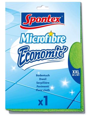 Spontex Microfibre Economic Bodentuch XXL 60 x 50 cm (Gr. 60 x 50 cm)
