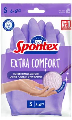 Spontex Extra Comfort Haushaltshandschuhe 40 Paar Gr. S - XL Neu im Sortiment