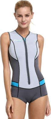 Cressi Idra Neoprene Swimsuit 2mm - Damen Swimming Wetsuit Neopren Badeanzug 2mm