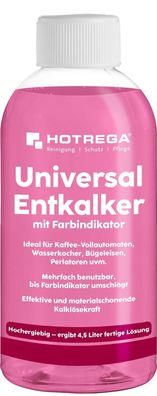 Hotrega Universal – Entkalker mit Farbindikator Konzentrat 500 ml