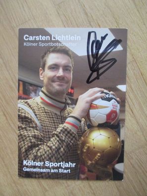 DHB Handball Nationalmannschaft Carsten Lichtlein - handsigniertes Autogramm!!