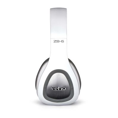 Veho ZB-6 - Kopfhörer mit Mikrofon - On-Ear - Bluetooth, weiß