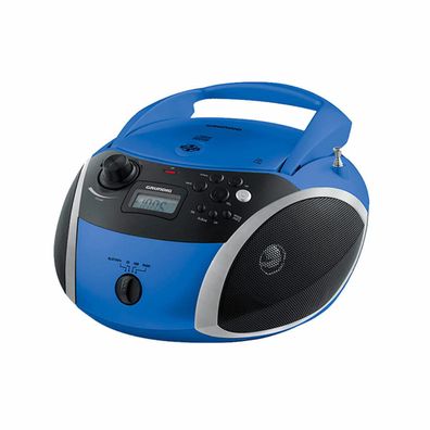 Grundig GRB 3000 BT - Digital - FM - Spieler - CD-R, CD-RW -Blue/ Silver