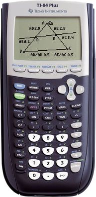 Taschenrechner Texas Instruments TI-84 Plus Grafikrechner Display Tischrechner