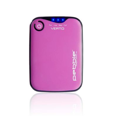 Veho Pebble Verto - portable Powerbank - 3700 mAh - 1000 mA (USB) pink