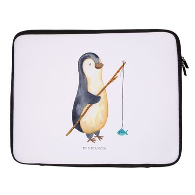 Mr. & Mrs. Panda Notebook Tasche Pinguin Angler ohne Spruch