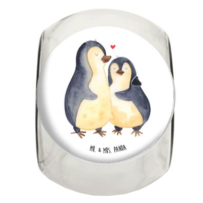 Mr. & Mrs. Panda Bonbonglas Pinguin umarmend ohne Spruch (Gr. XL 2000ml)