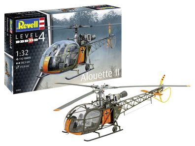 Revell Alouette II Hubschrauber in 1:32 Revell 03804 Bausatz