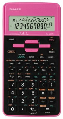 Sharp EL-531TH PK - Schulrechner - pink (Gr. Taschenrechner)