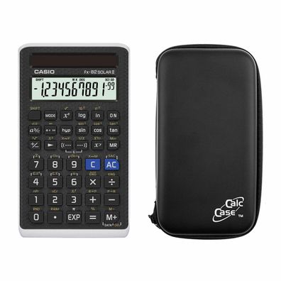 Taschenrechner Casio Schutztasche CalcCase FX82 Solar II Tischrechner Aktionsset