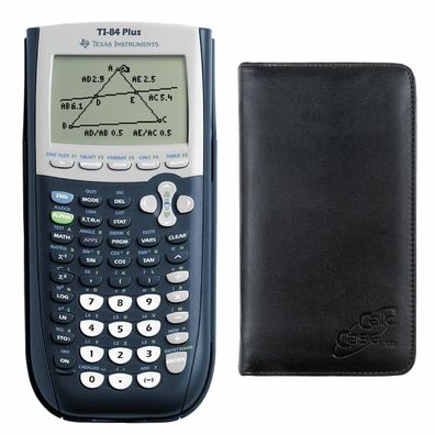 TI-84 Plus und CalcCase GTR Schutztasche im Aktions-Bundle (Gr. Taschenrechner)