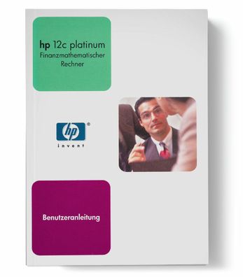 Benutzer Anleitung deutsch für HP-12 C Platinium Finanzrechner