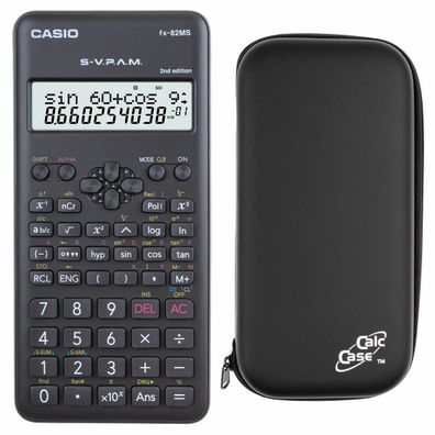 Casio FX-82 MS 2nd und CalcCase Tiny Schutztasche im Aktions-Bundle