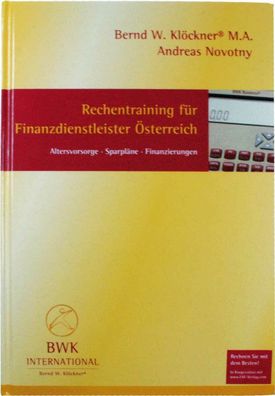 Rechentraining für Finanzdienstleister Österreich