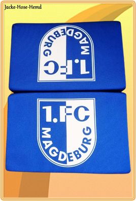 Sitzkissen Klappkissen Kissen 1. FC Magdeburg Blau Logo Wappen Gr. 35x26,5x3,5cm NEU