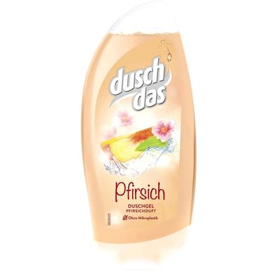 duschdas Pfirsich Duschgel Körper 3x 250ml Flasche fruchtiger Duft (EUR 14,52/ L)