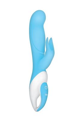 Vibrator G-Punkt Klitorisreizer Hase Blau Raging Rabbit