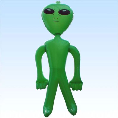 Alien aufblasbar 78cm Scherzartikel Deko Dekoration Partydeko Ausserirdischer