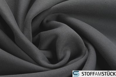 0,5 Meter Baumwolle Polyester Sweat Jersey grau angeraut weich dick Sweatshirt