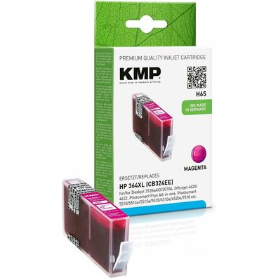 KMP H65 magenta Tintenpatrone ersetzt HP 364XL (CB324EE)