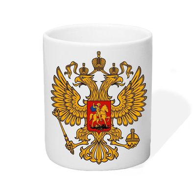 Tasse Kaffeetasse Russland Wappen Moskau Kremel Putin Ural Land