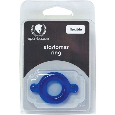Spartacus Elastomer Cock Ring blue