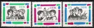 DDR Nr.1022/24 * * Jugendtreffen 1964, postfrisch
